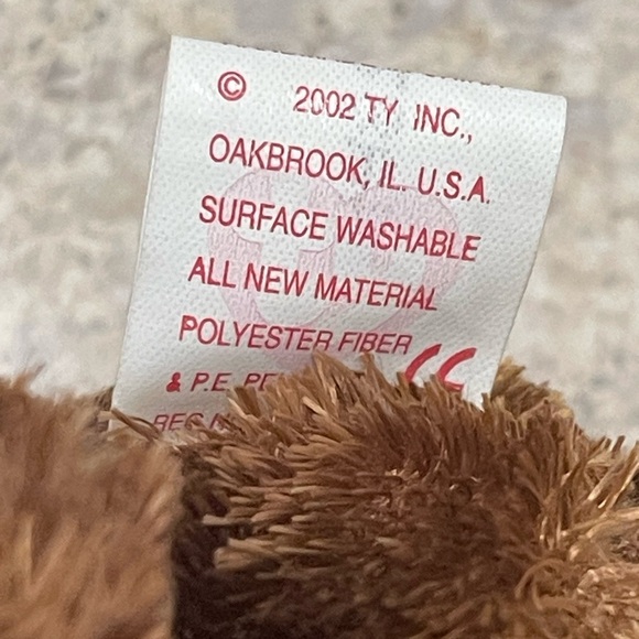 Ty Beanie Baby Champion Costa Rica The Bear 8.5" Flag Nose FIFA 2002 Special Tag - Picture 5 of 8